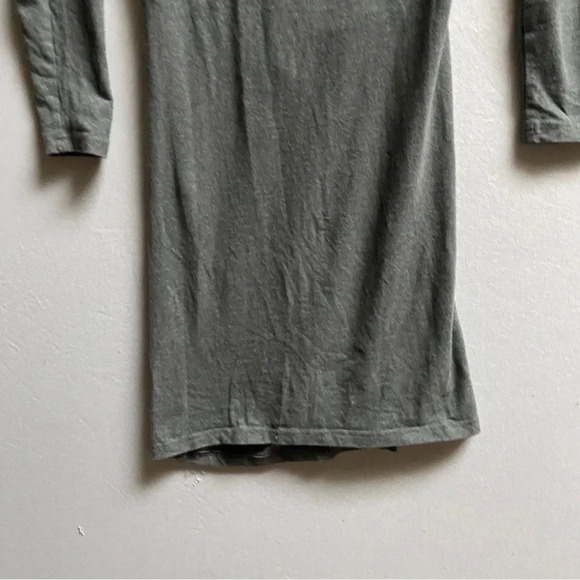 Design Lab organic cotton long sleeve ruched dress Sz XS - Picture 9 of 14